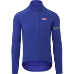 AGU Фланелка с дълъг ръкав за колоездене AGU Thermo Jersey L/S Essential Cycling jersey - Electric Indigo (056-4255-0213)