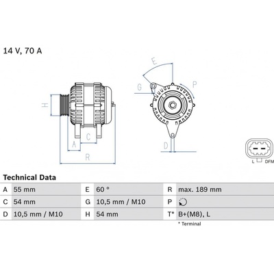 Alternátor BOSCH 0 986 083 580