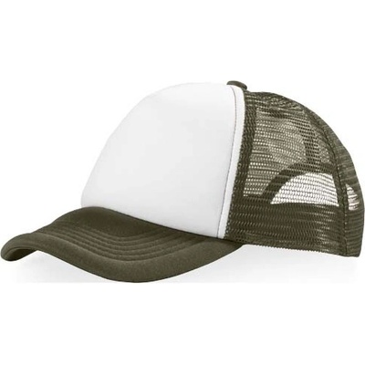 Trucker s 5 panelmi Lesná zelená / Biela