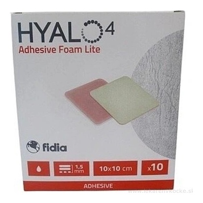 Hyalo4 Silic.Adhes.Non-Border Foam Lite 10 x 10 10 ks