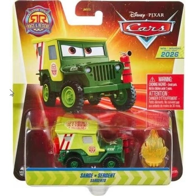 Mattel Disney Cars 2026 Race and Rescue Sarge