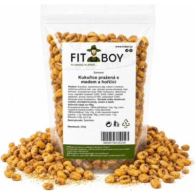 FITBOY Kukuřice pražená s medem a hořčicí 250 g