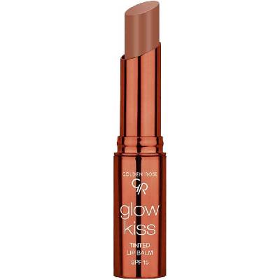 Golden Rose Балсам за устни Glow Kiss, SPF15, N06 Choco Cake, 3 g