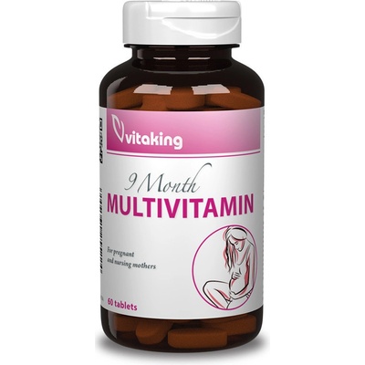 Vitaking 9 mesiacov Multivitamín pre tehotné 60 tabliet