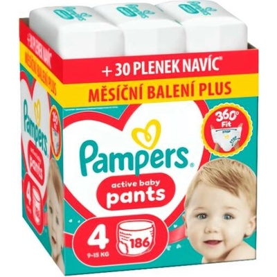 Pampers 4 186ks