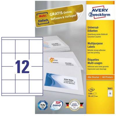 Avery Zweckform 3661 100 archů A4