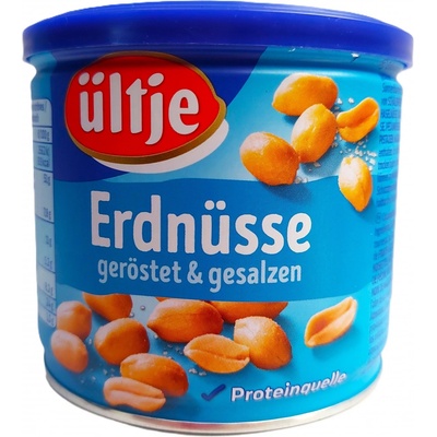 ÜLTJE Erdnüsse geröstet & gesalzen solené pražené arašídy 180 g