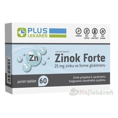 Plus Lékáreň Zinok Forte 60 ks