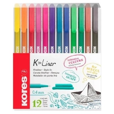 Kores K-Liner Sada 12 barev