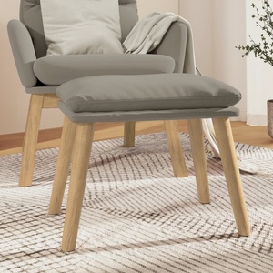 vidaXL Табуретка, светлосива, 45x29, 5x35 см, кадифе (341435)