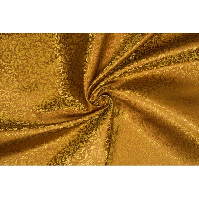 Brokát ornamenty, okrový