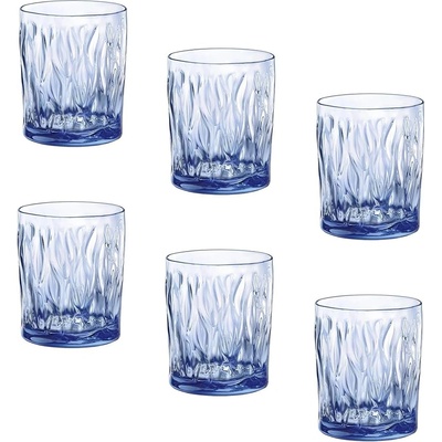 Bormioli Rocco ЧАШИ ЗА ВОДА wind 300ml 6БР СИНИ (580517bac121990)