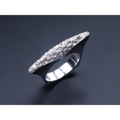 Auren Prsten se Swarovski Elements podlouhlý krystal 04 535301