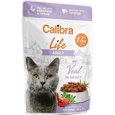 Calibra Life Adult Veal gravy 28 x 85 g