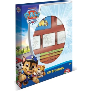 Multiprint Творчески комплект Paw Patrol със 7 цветни флумастера и 4 печата