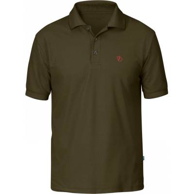 Fjall Raven Мъжка поло тениска Fjällräven Crowley Piqué Shirt Polo shirt - Dark Olive - размер 3XL (016-0722-1317)