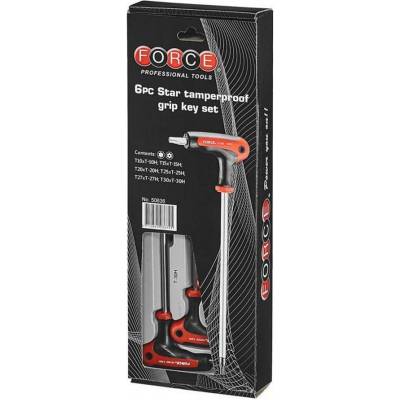 FORCE Комплект г-образни шестограми Torx с отвор Force 50636, JN62051 - 6 броя (JN62051)
