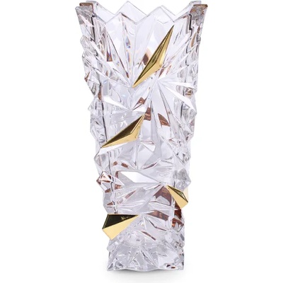 Bohemia 1845 Ваза Bohemia 1845 Glacier Gold H30.5cm (1000266)