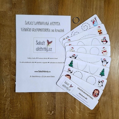 VÁNOČNÍ GRAFOMOTORIKA Provedení: Tištěný soubor