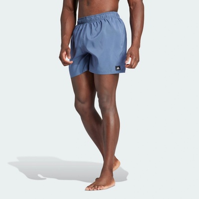 adidas plavecké šortky Solid CLX Short-Length bílo modré – Zboží Dáma