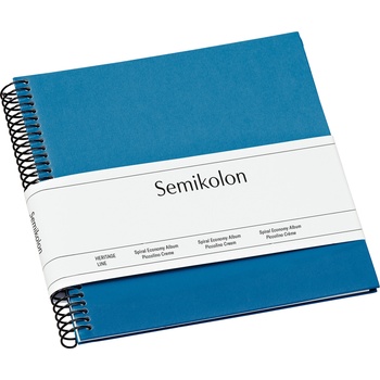 Semikolon Фотоалбум Uni Economy с бели карти малък син (364018)