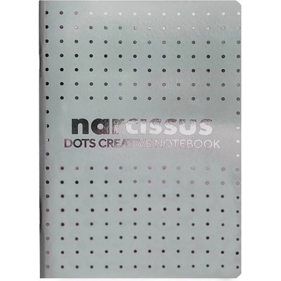 Narcis sešit DOTS A5 60l 80g šedý