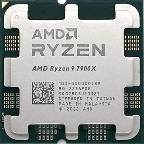 AMD Ryzen 9 7900X 12-Core 4.7GHz AM5 Tray (100-000000589)