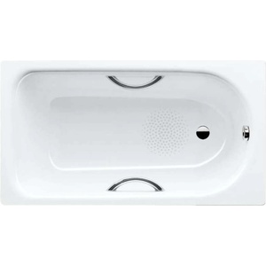KALDEWEI Advantage - Правоъгълна вана Saniform Plus Star 344, 140x75 см, с отвори за дръжки, противоплъзгащо покритие, Perl-Effekt, бяла 134430003001 (134430003001)