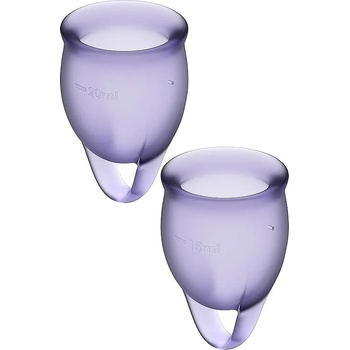 Image 1 of Satisfyer Feel Confident Menstrual Cup менструална чаша Purple