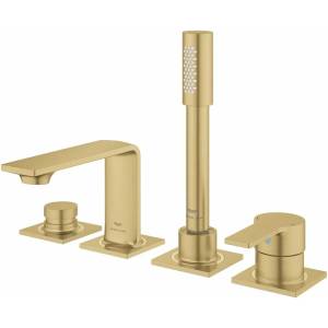 GROHE Allure смесител за вана с едноръкохватков механизъм, златист цвят, с 4 елемента (19316GN1)