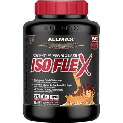 Allmax Nutrition IsoFlex | Pure Whey Isolate ~ Truly Superior Protein Technology [2272 грама] Шоколад и фъстъчено масло