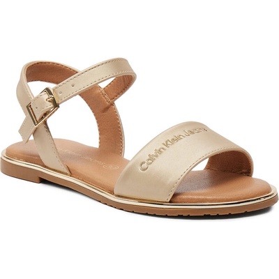 Calvin Klein Jeans Сандали Calvin Klein Jeans Flat Sandal V3A2-80824-1688 M Бежов (Flat Sandal V3A2-80824-1688 M)