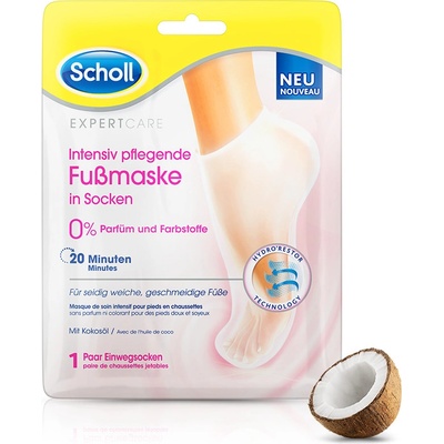 Scholl Vyživující maska na nohy s aloe vera Expert Care (Foot Mask) 1 pár