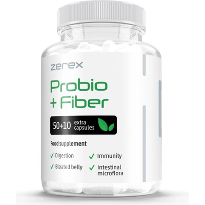 Zerex Probio probiotiká s vlákninou 60 kapsúl