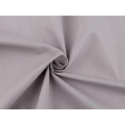 Prima-obchod Bavlněná látka / plátno jednobarevná šíře 220 cm, barva (17) šedobéžová