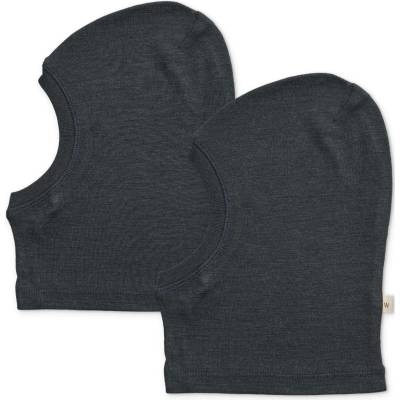 kukla z merino vlny 2 kusy modrá navy