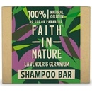 Faith in Nature tuhý šampon levandule a pelargonie 85g