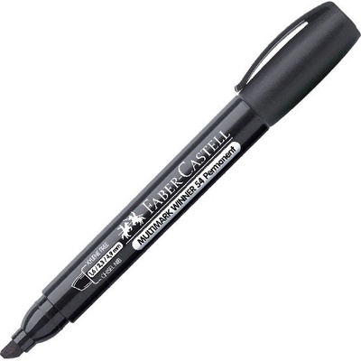 Перм. маркер Faber-Castell 54 Скосен връх Черен (1605517-08-1010120073)