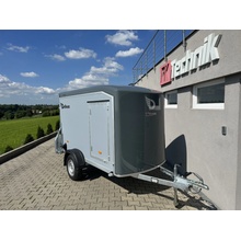 DEBON Nebržděný skříňový přívěs C255 UB, COMPOSITE, ŠEDÝ, 750 kg