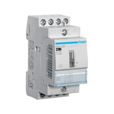 HAGER Stykač ERC426 4R 25A 230VAC ERC426