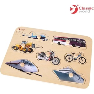 Classic World Дървен Пъзел Транспорт - Classic World