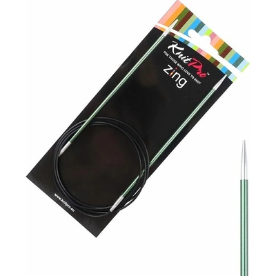 Knitpro Zing kruhové ihlice na pletenie 100 cm 3 mm