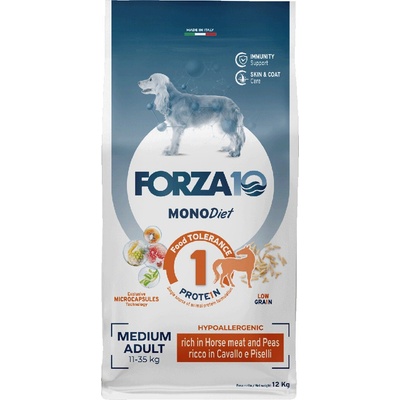 Forza10 Medium Diet s Koňským masem a hráškem 12 Kg