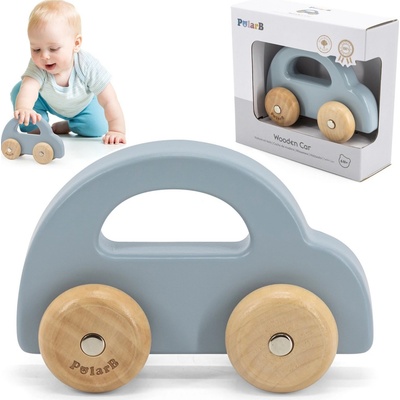 Viga Toys Dřevěné autíčko PolarB modré