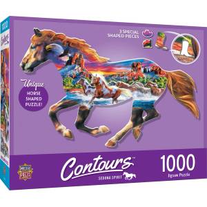 Masterpieces Пъзел Master Pieces от 1000 части - Бягащият кон (TYPZ0007273N)