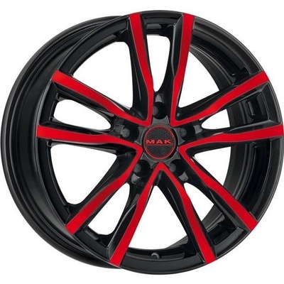 MAK MILANO 7x18 5x100 ET48 black & red