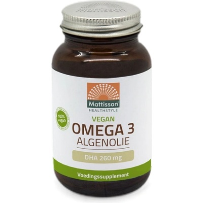 Mattisson Healthstyle Vegan Omega-3 Algae Oil - DHA 260 mg [60 капсули]