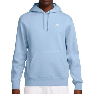 Nike Мъжки суичър Nike Club Basketball Pull-Over Hoodie - Hydrogen Blue / Hydrogen Blue / White - размер M (017-4209-0312)