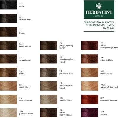 Herbatint permanentná farba na vlasy švédska blond 10C 150 ml