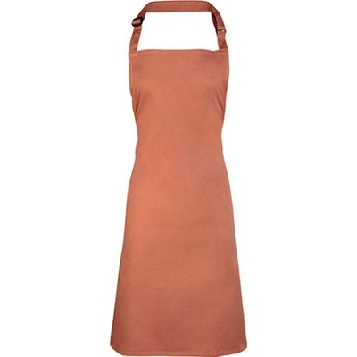 Premier Workwear Klasická zástěra za krk PR150 Chestnut Pantone 7525 72x86cm